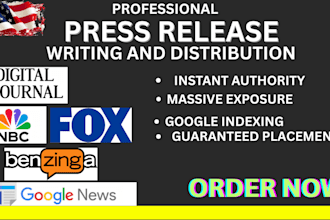 write quality press release with press release distribution