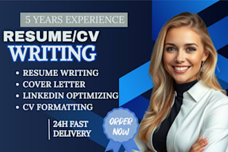 write professional coverletter resume and optimize your linkedin profile