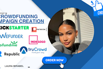 crowdfunding campaign creation kickstarter indiegogo manager gofundme promotion