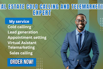 do cold calling and telemarketing for janitorial and real estate leads