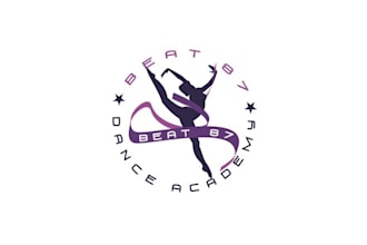design talented premium dance academy logo