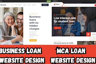 design business loan website mca website commercial loan website