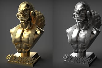 sculpt 3d bust model 3d rendering for 3d bust anime bust models for 3d printing