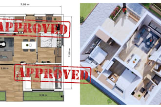 draw building renovation permit, home addition plan drawings for city permit