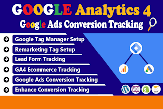 google analytics 4, ga4 setup, gads conversion tracking specialist GTM