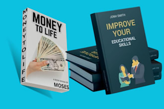 design professional ebooks cover or kindle cover
