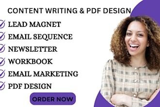 design PDF lead magnet newsletter email workbook beehiiv brevo email campaign
