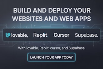 build and deploy your websites and web app with lovable replit cursor supabase