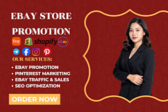 promote your ebay store and listings to boost traffic and sales