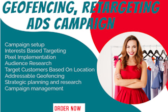 setup converting geofencing ads, geotargeting, retargeting ad campaign