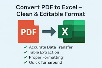 do data entry, cleanup, and formatting in excel