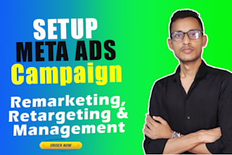 be your meta ads campaign manager for remarketing meta ads, shopify facebook ads