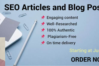 write your SEO articles and blog posts