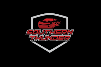 design stand out automotive logo for southern thunder