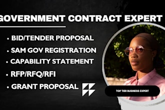 win government contracts rfp tender bid proposal research rfq rfi grant proposal