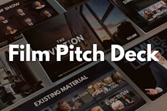 do film pitch deck, film presentation, movie pitch deck, tv series, documentary