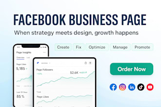 do facebook business page create and setup, social media accounts setup