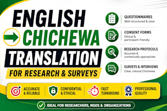 translate english to chichewa for research