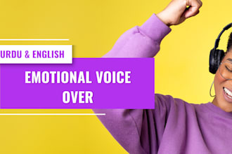 do professional urdu voice over for your video or script