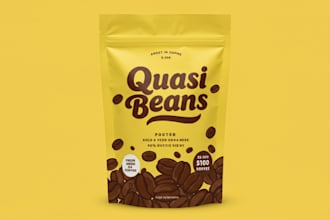 do custom coffee packaging, pouch design, tea label design