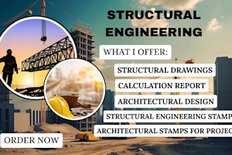 do civil and structural engineering, steel, concrete