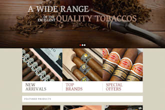 build cigar, tobacco,cannabis,vape cbd shopify website