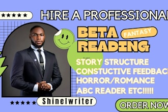 beta read fantasy science fiction novel, historical mystery book, and alpha beta
