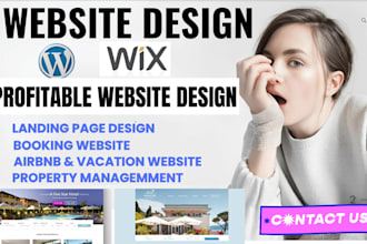 build vacation rental airbnb hotel booking website real estate or landing page