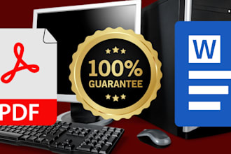 convert PDF, image, or scanned files to word or google docs