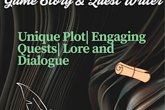 create story ideas or quests for your game