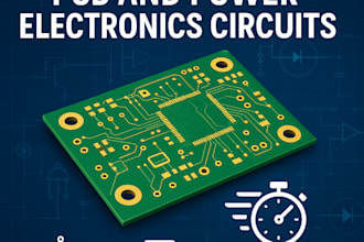 design professional pcb layouts and power electronics circuits for your project