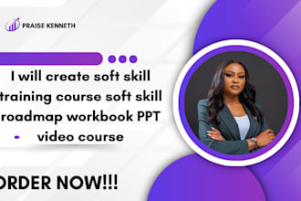create soft skill training course soft skill roadmap workbook PPT video course