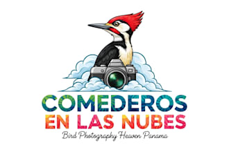create a premium, modern bird watching photography logo