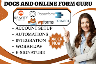 build paperform online form formsite wpform automation gravity forms integration