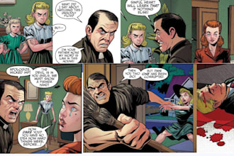 draw retro comic comic book illustration retro comic page graphic novel vintage