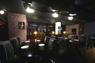create 3d nightclub, interior exterior designs, lounge bar, 3d cafe, stagemusic