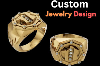 design jewelry necklace ring pendant bracelet cnc cad 3d printing stl