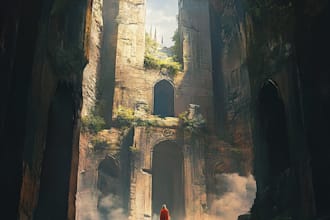 create environment concept art or illustration
