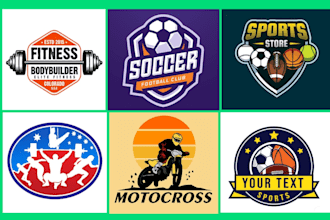design unique sports, events and fitness logo within 8 hours