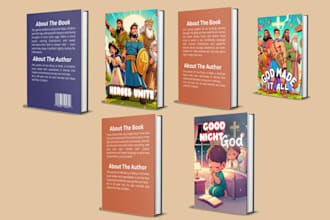 design christian cover amazon KDP ebook cover bible illustration storybook