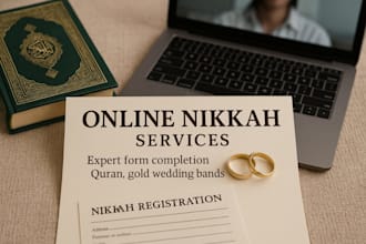 serve as a licensed nikah officiant for marriages