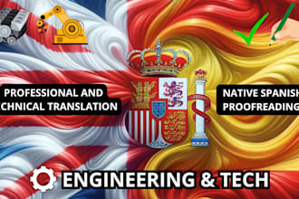 proofread and edit technical spanish texts from ai or human translation