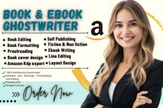 be KDP ebook writer book editor proofread self help christian ebook ghostwriter