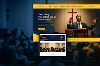 build a professional church website with donation and live streaming