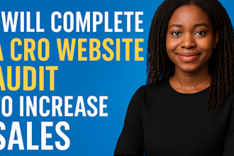 complete a cro website audit to increase sales