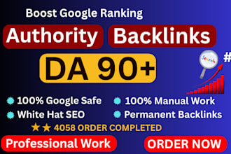 create high authority SEO backlinks from da 90 websites