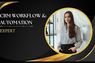 crm, workflow automation expert clickup, notion, airtable tray io gohighlevel va