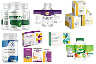 do product label design, supplement label design, cbd label, packaging design
