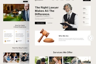 design law firm website, attorney, legal, lawyer website with wordpress