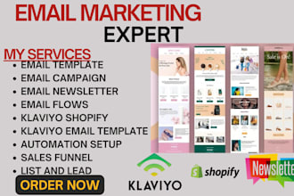 klaviyo email marketing shopify email template email flows newsletter template